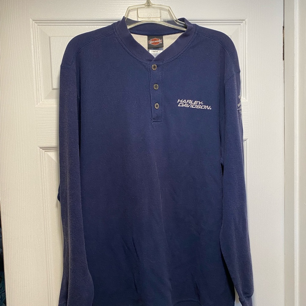 Long Sleeve Harley Davidson Thermal Shirt
